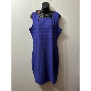 G by Guess NWT Catori Cutout Dress Size XL Purple Dress
